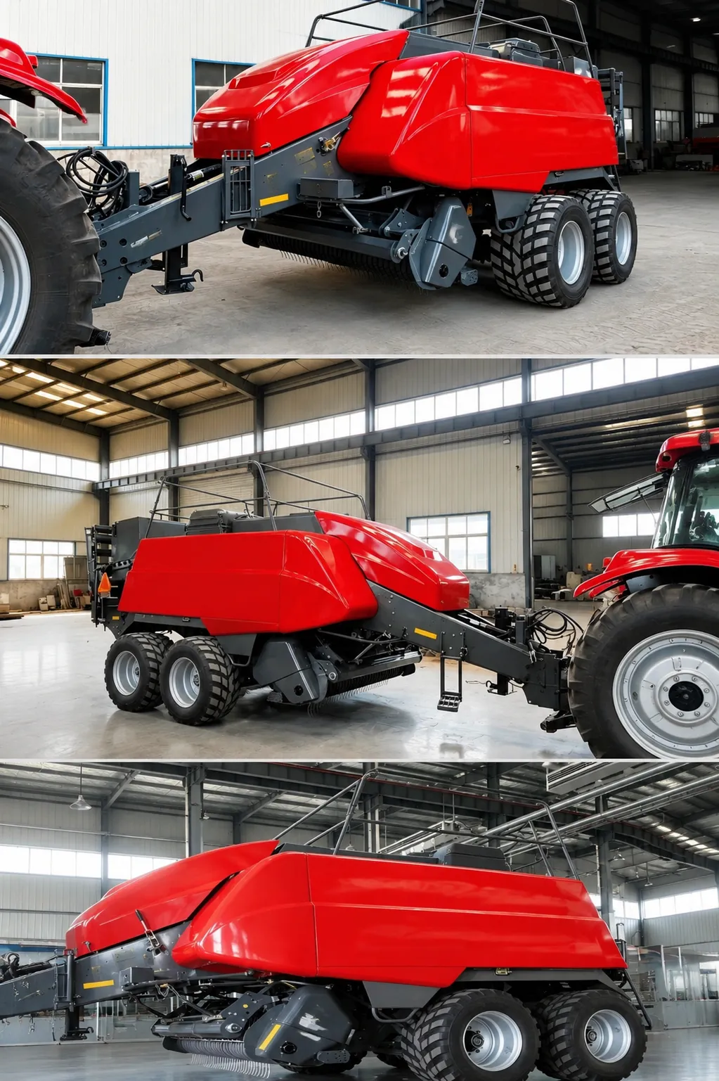 9YQ-2300 round baler automatic net wrapping in field