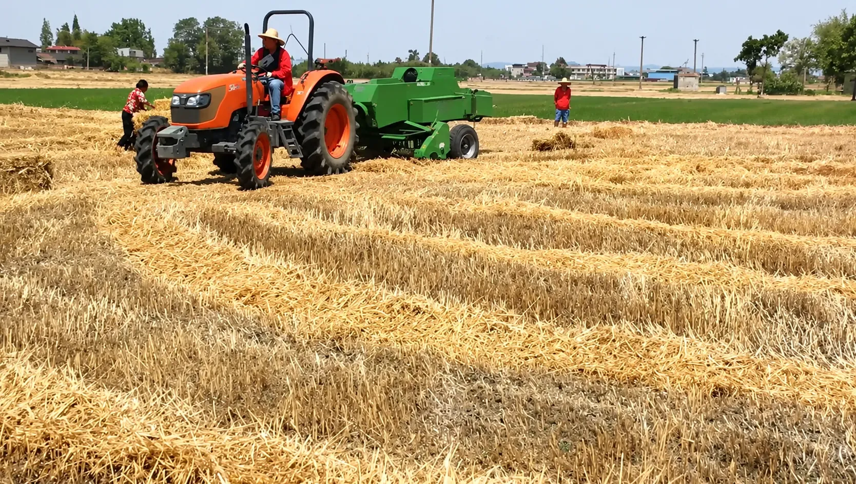 9YF-2200 small square baler machine for hay and straw
